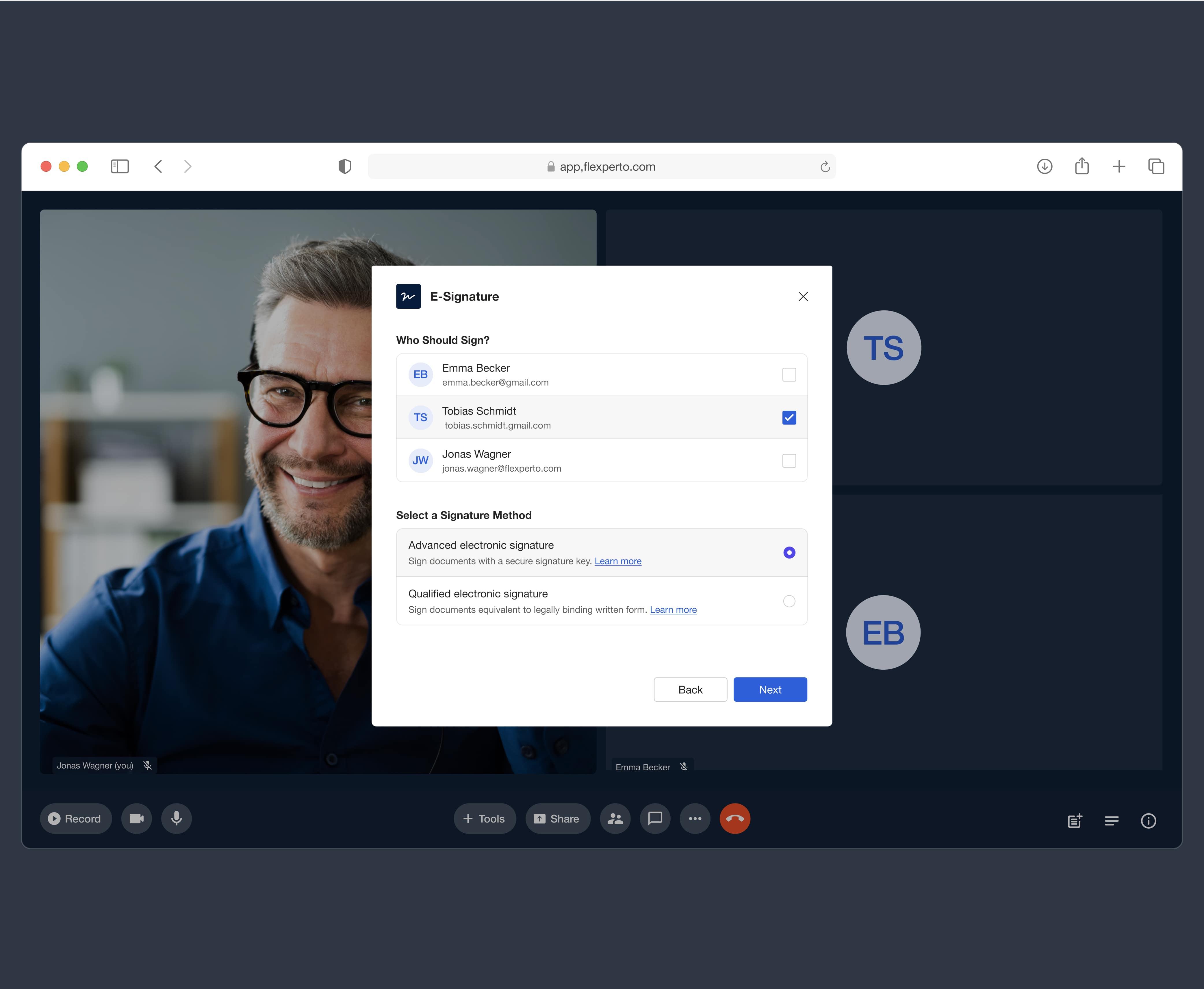 meeting room_e-signature_clicks